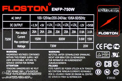   Floston Energetix ENFP-750W